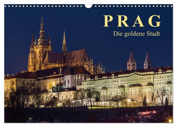 Produktbild: Prag - die goldene Stadt (Wandkalender 2027 DIN A3 quer), CALVENDO Monatskalender