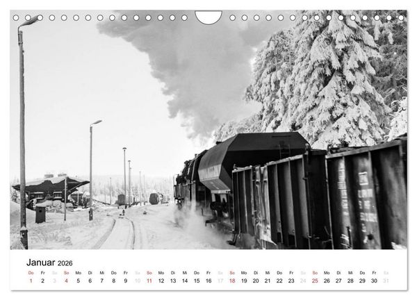 Produktbild: Dampfloks in der DDR (Wandkalender 2026 DIN A4 quer), CALVENDO Monatskalender