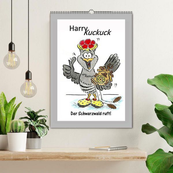Produktbild: HarryKuckuck - Der Schwarzwald ruft (Wandkalender 2026 DIN A2 hoch), CALVENDO Monatskalender