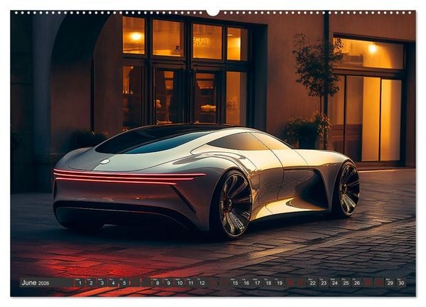Produktbild: Fast, noble, elegant (High Quality Premium Wall Calendar 2026 DIN A2 landscape),CALVENDO 12 Month Wall Calendar