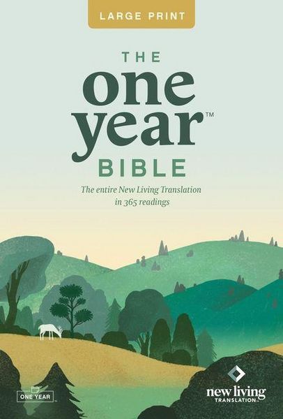 Produktbild: One Year Premium Slimline Bible-NLT-Large Print 10th Anniversary