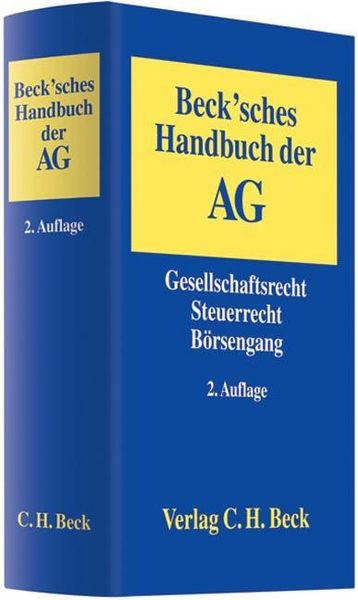 Produktbild: Beck'sches Handbuch der AG