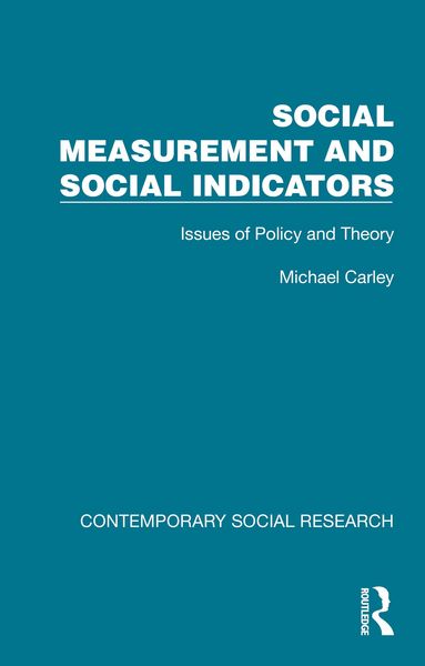 Produktbild: Social Measurement and Social Indicators