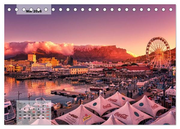 Produktbild: S&uuml;dafrika &ndash; Kapstadt und Westkap (Tischkalender 2026 DIN A5 quer), CALVENDO Monatskalender