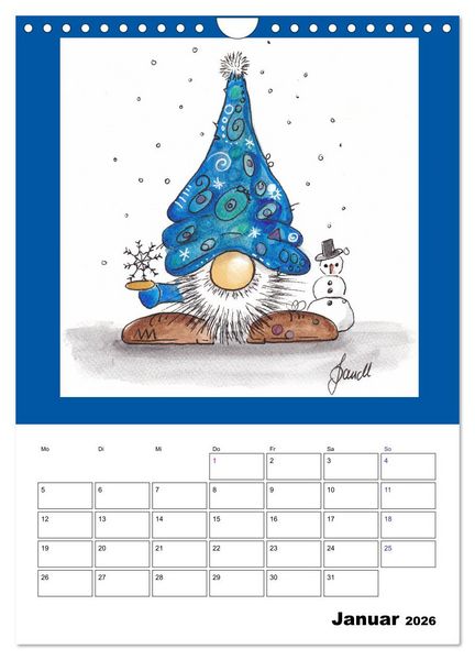 Produktbild: WichtelParade (Wandkalender 2026 DIN A4 hoch), CALVENDO Monatskalender