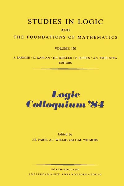 Produktbild: Logic Colloquium '84