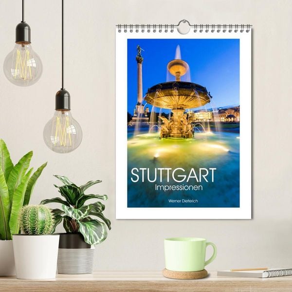 Produktbild: STUTTGART Impressionen (Wandkalender 2026 DIN A4 hoch), CALVENDO Monatskalender