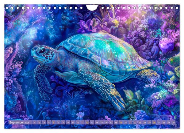 Produktbild: Art Nouveau trifft M&auml;rchenwelt (Wandkalender 2026 DIN A4 quer), CALVENDO Monatskalender