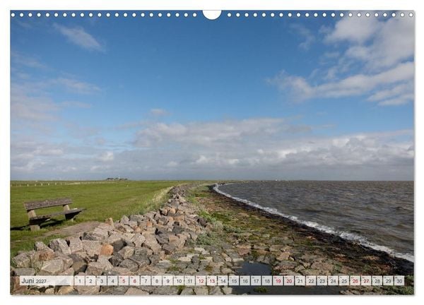 Produktbild: Wundersch&ouml;ne Hallig Hooge (Wandkalender 2027 DIN A3 quer), CALVENDO Monatskalender