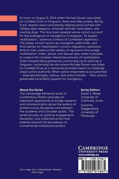 Produktbild: Contested Legitimacy in Ferguson