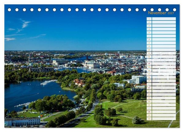 Produktbild: Stockholm - Nordische Sch&ouml;nheit (Tischkalender 2027 DIN A5 quer), CALVENDO Monatskalender