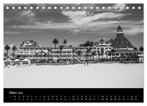 Produktbild: Architektur in Schwarz-Wei&szlig; (Tischkalender 2026 DIN A5 quer), CALVENDO Monatskalender