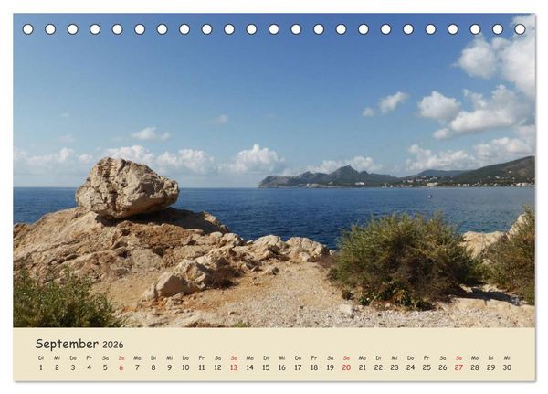 Produktbild: Cala Ratjada (Tischkalender 2026 DIN A5 quer), CALVENDO Monatskalender