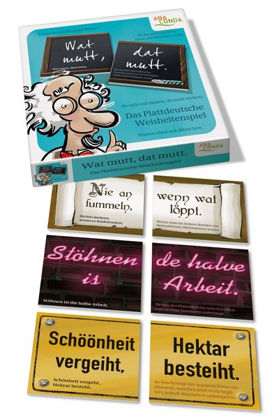 Produktbild: Wat mutt, dat mutt - Das Plattdeutsche Weisheitenspiel