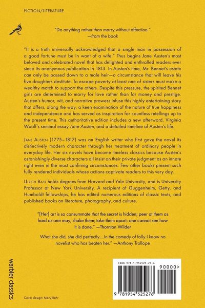 Produktbild: Pride and Prejudice (Warbler Classics)