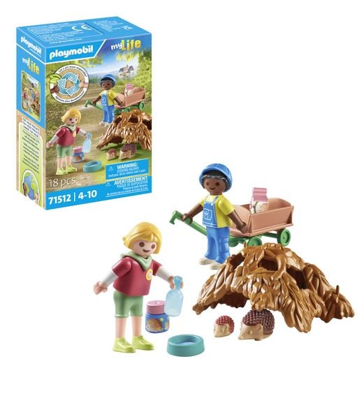 Produktbild: PLAYMOBIL 71512 Pflege der Igelfamilie
