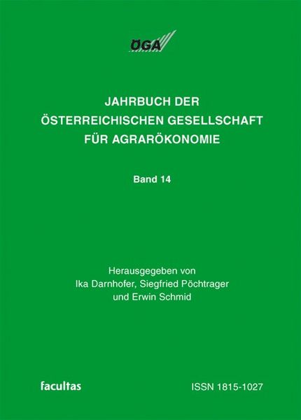 Produktbild: Jahrbuch der &Ouml;sterreichischen Gesellschaft f&uuml;r Agrar&ouml;konomie / Standards in der Agrar- und Landwirtschaft