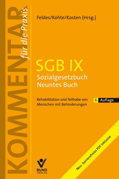 Produktbild: SGB IX &ndash; Sozialgesetzbuch Neuntes Buch
