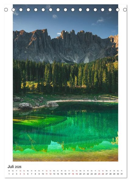 Produktbild: Alpenblicke - Ein Jahr in den Alpen (Tischkalender 2026 DIN A5 hoch), CALVENDO Monatskalender