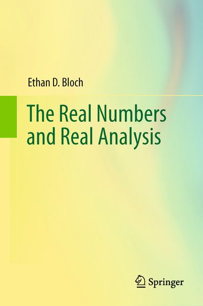 Produktbild: The Real Numbers and Real Analysis