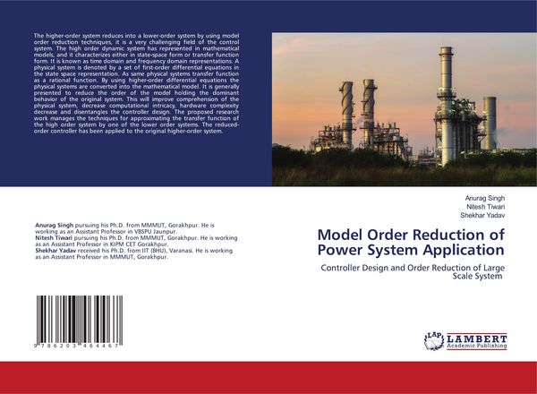 Produktbild: Model Order Reduction of Power System Application