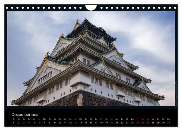 Produktbild: Japan (Wandkalender 2026 DIN A4 quer), CALVENDO Monatskalender