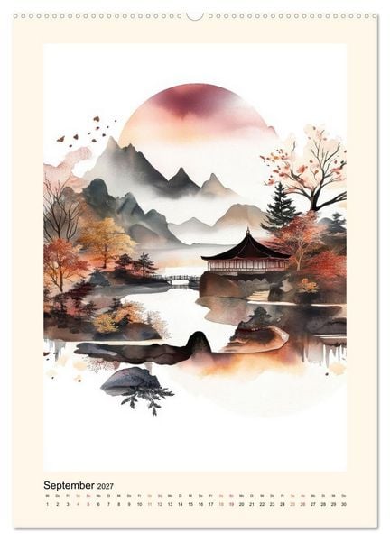 Produktbild: Japan - Momente der Stille (Wandkalender 2027 DIN A2 hoch), CALVENDO Monatskalender