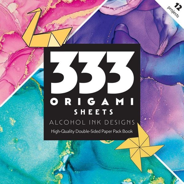 Produktbild: 333 Origami Sheets Alcohol Ink Designs