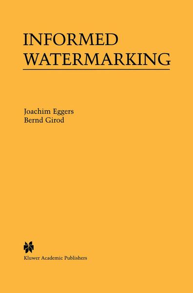 Produktbild: Informed Watermarking