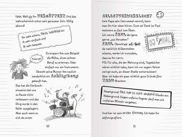 Produktbild: Das ungeheimste Tagebuch der Welt!, Band 1: Wie mein bescheuerter Bruder Klassen
