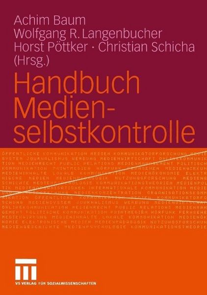 Produktbild: Handbuch Medienselbstkontrolle