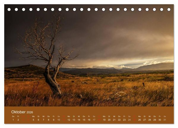Produktbild: Patagonien-Land der Extreme (Tischkalender 2026 DIN A5 quer), CALVENDO Monatskalender