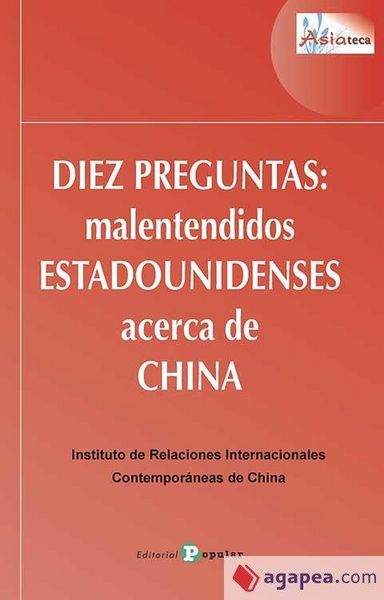 Produktbild: Diez preguntas : malentendidos estadounidenses acerca de China