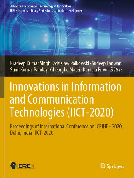 Produktbild: Innovations in Information and Communication Technologies (IICT-2020)