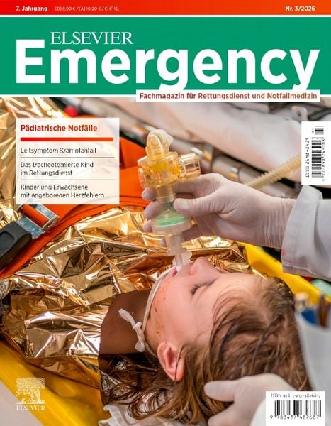 Produktbild: ELSEVIER Emergency. P&auml;diatrische Notf&auml;lle. 3/2026
