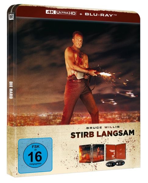 Produktbild: Stirb langsam 1 - Steelbook - Limited Edition (4K Ultra HD) (+ Blu-ray)