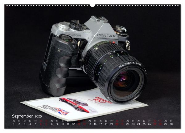 Produktbild: Legend&auml;re Kameras der Marke Pentax (hochwertiger Premium Wandkalender 2025 DIN A2 quer), Kunstdruck in Hochglanz