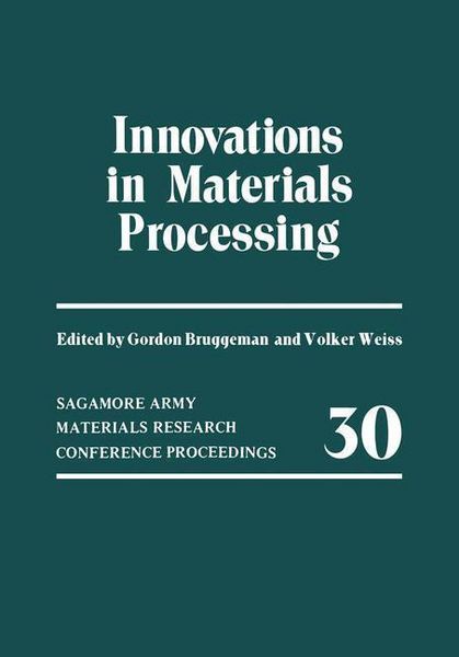 Produktbild: Innovations in Materials Processing