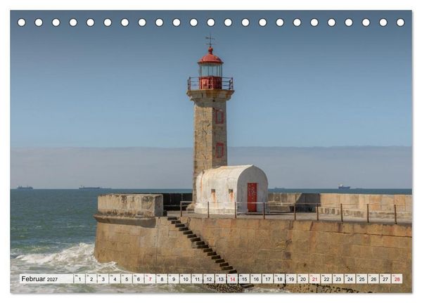 Produktbild: Porto Magisch - Am Ufer des Douro (Tischkalender 2027 DIN A5 quer), CALVENDO Monatskalender