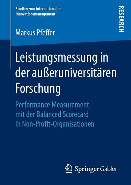 Produktbild: Leistungsmessung in der au&szlig;eruniversit&auml;ren Forschung