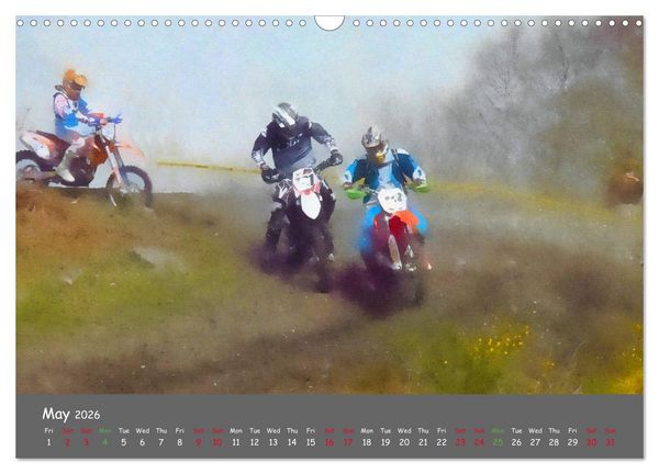 Produktbild: Enduro Racing (Wall Calendar 2026 DIN A3 landscape), CALVENDO 12 Month Wall Calendar