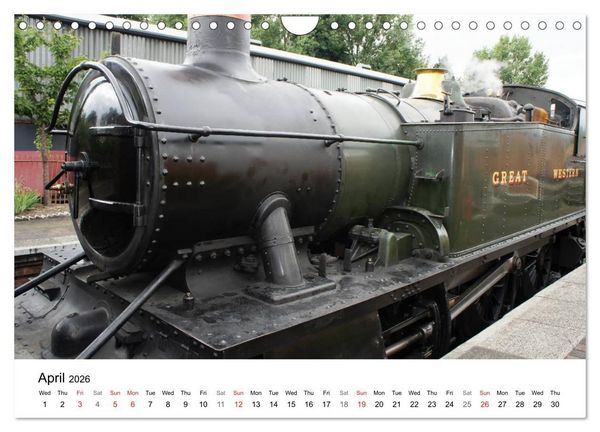 Produktbild: Englands Nostalgic Trains (Wall Calendar 2026 DIN A4 landscape), CALVENDO 12 Month Wall Calendar