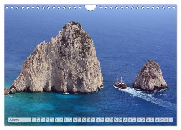Produktbild: Zakynthos 2026 (Wandkalender 2026 DIN A4 quer), CALVENDO Monatskalender