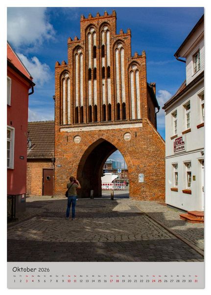 Produktbild: Wismar - UNESCO Welterbe in Deutschland (Tischkalender 2026 DIN A5 hoch), CALVENDO Monatskalender