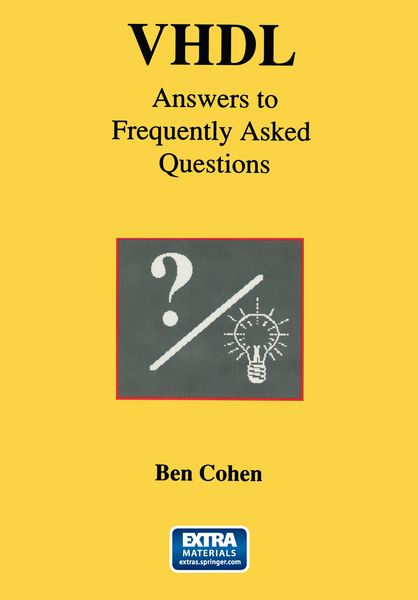 Produktbild: VHDL Answers to Frequently Asked Questions