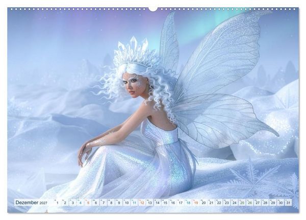 Produktbild: Das Jahr der Zauberwesen (Wandkalender 2027 DIN A2 quer), CALVENDO Monatskalender