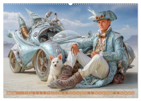Produktbild: Verr&uuml;ckte Vehicles &ndash; Erfindungsgeist pur (Wandkalender 2026 DIN A2 quer), CALVENDO Monatskalender