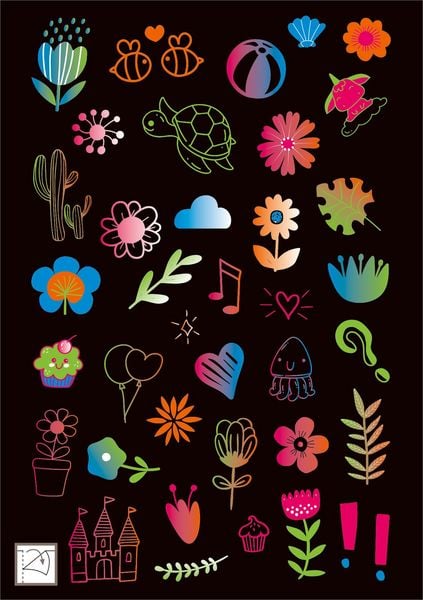 Produktbild: Neon-Sticker