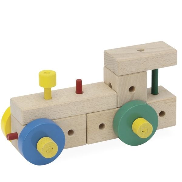 Produktbild: MATADOR 21151 - Maker MXL, Baukasten, Holz, 350 Teile, Konstruktionsbaukasten, ab 3 Jahren, Spielend lernen!