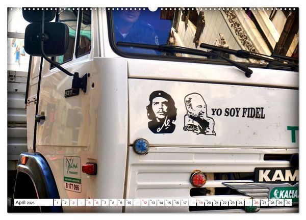 Produktbild: VIVA FIDEL 2026 (hochwertiger Premium Wandkalender 2026 DIN A2 quer), Kunstdruck in Hochglanz